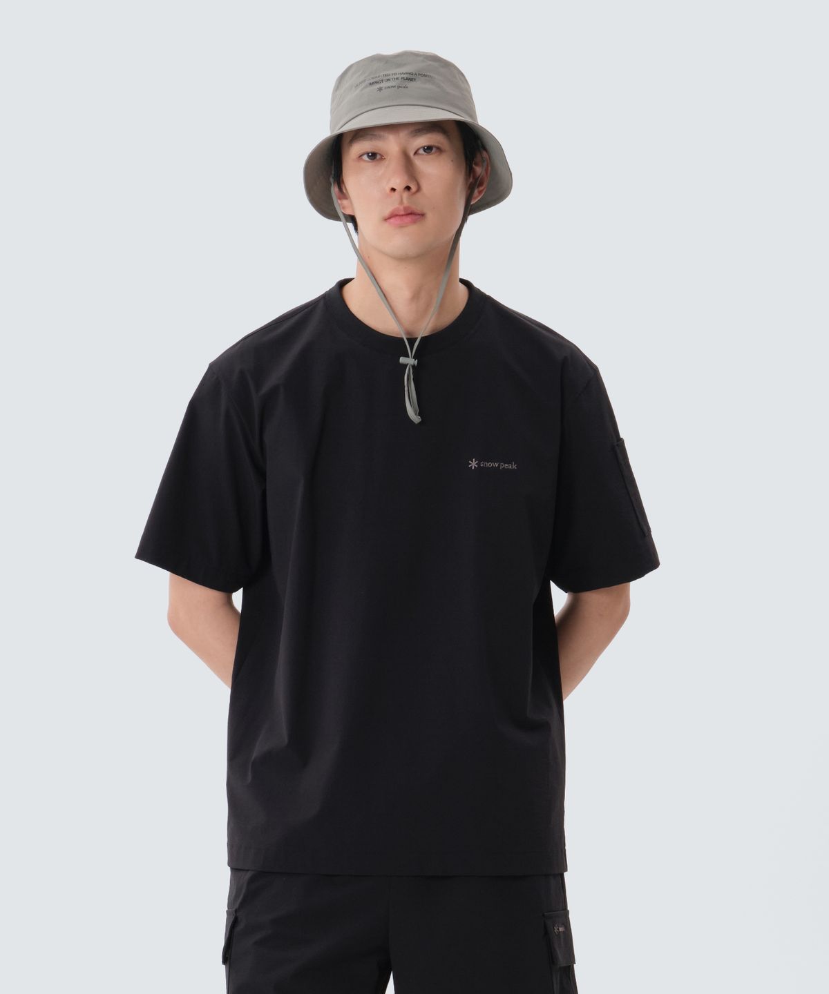 스노우피크 어패럴(SNOWPEAK APPAREL) 코듀라 반팔 티셔츠 (S25MMPTS02) Black