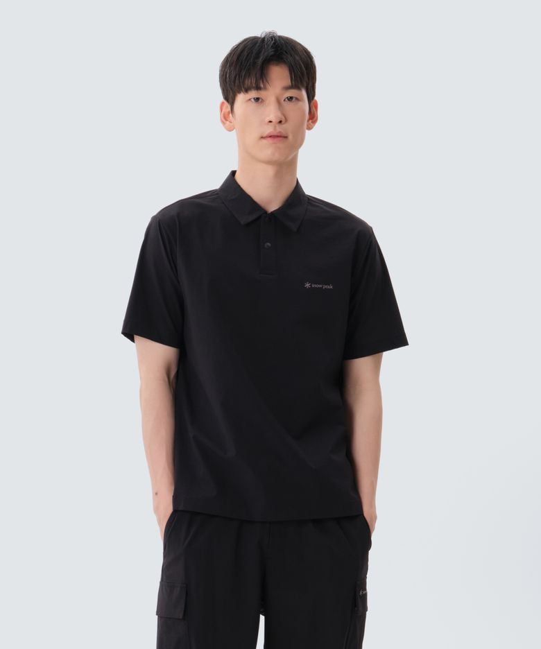 코듀라 반팔 폴로 티셔츠 (S25MMPPS02) Black