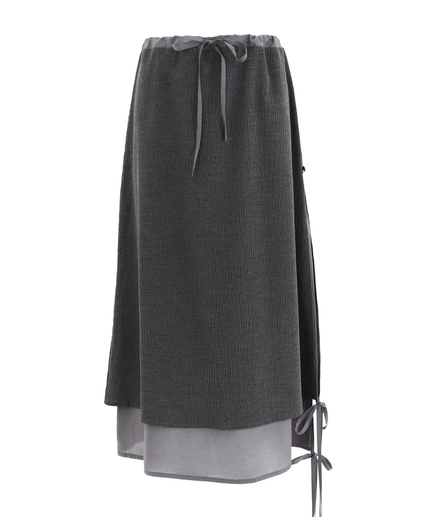 スカート [PLASMA SPHERE] Melody Layered Wrinkle Low Rise Skirt MUSINSA | PLASMA SPHERE Melody Layered Wrinkle Low Rise