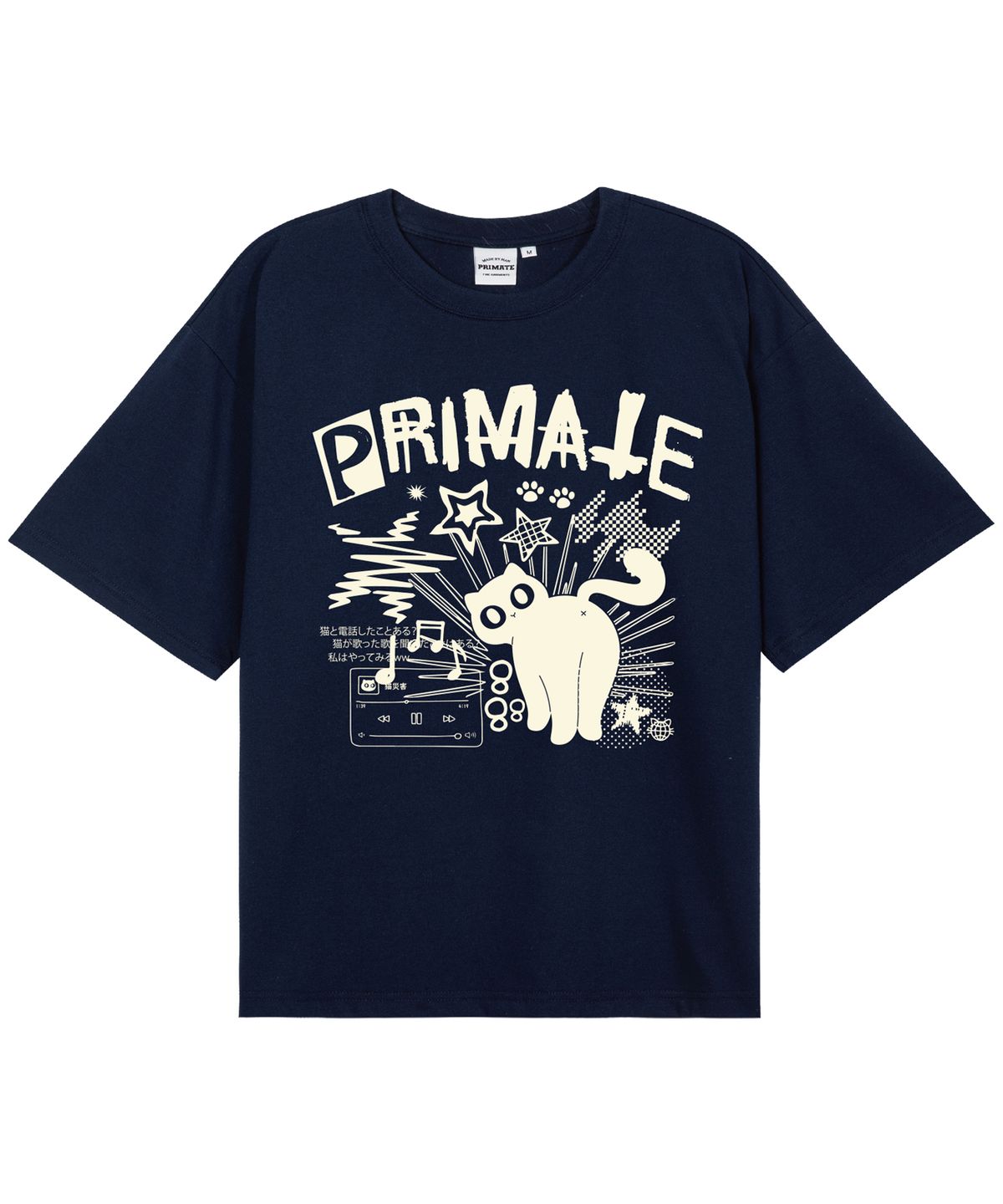 프라임에이트(PRIMATE) NEKO SONG 오버핏 반팔티셔츠 11 COLORS