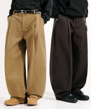 [2PACK] 치노 벌룬 와이드 팬츠 MMLP6858