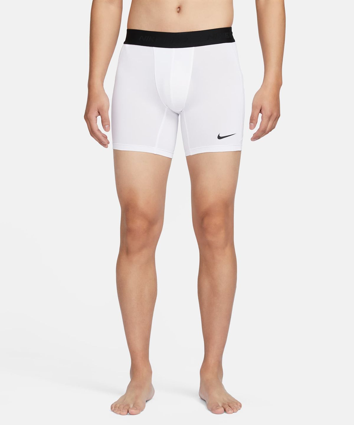 나이키(NIKE) 프로 드라이 핏 피트니스 쇼츠 M - 화이트:블랙 / FB7959-100