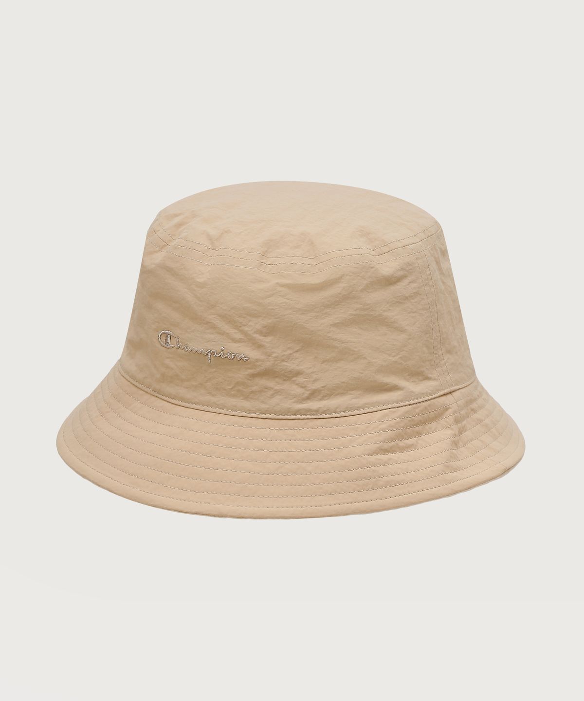챔피온(CHAMPION) 나일론 플리스 리버시블 버킷햇 Normal Beige