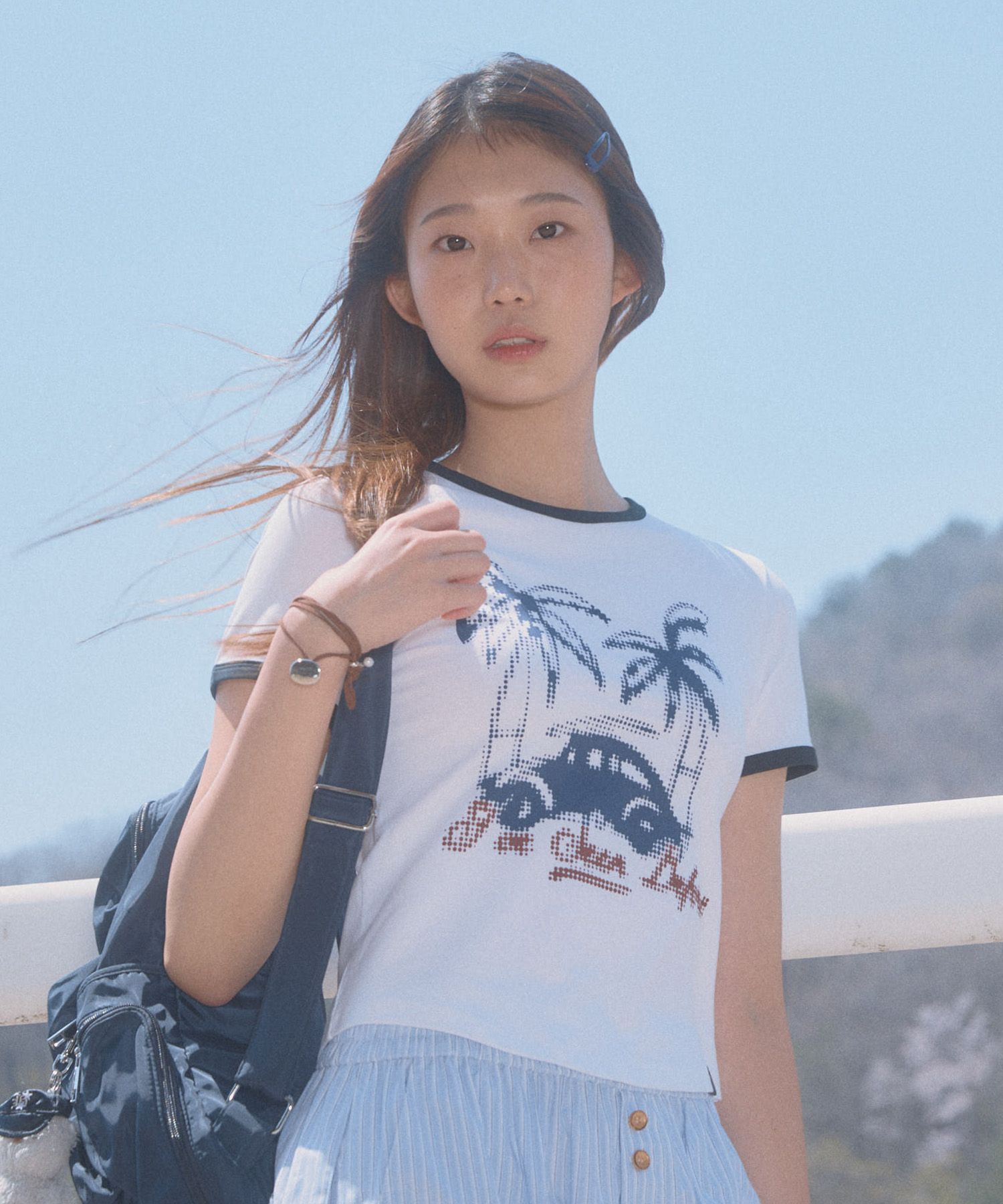 ★LMOOD★ Cali Graphic Ringer T-Shirt White MUSINSA | LMOOD Cali Graphic Ringer T-Shirt White