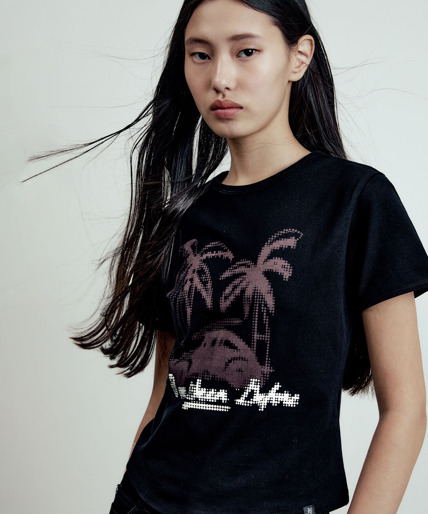 ★LMOOD★ Cali Graphic Ringer T-Shirt White MUSINSA | LMOOD Cali Graphic Ringer T-Shirt White