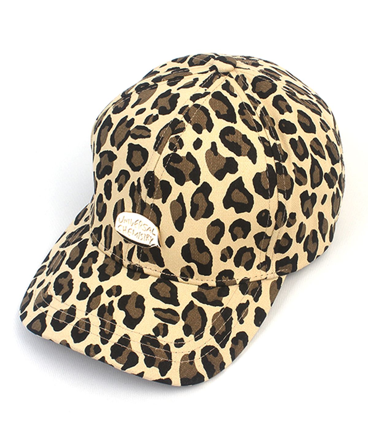 유니버셜 케미스트리(UNIVERSAL CHEMISTRY) Leopard Bubble Ivory Ballcap 레오파드볼캡