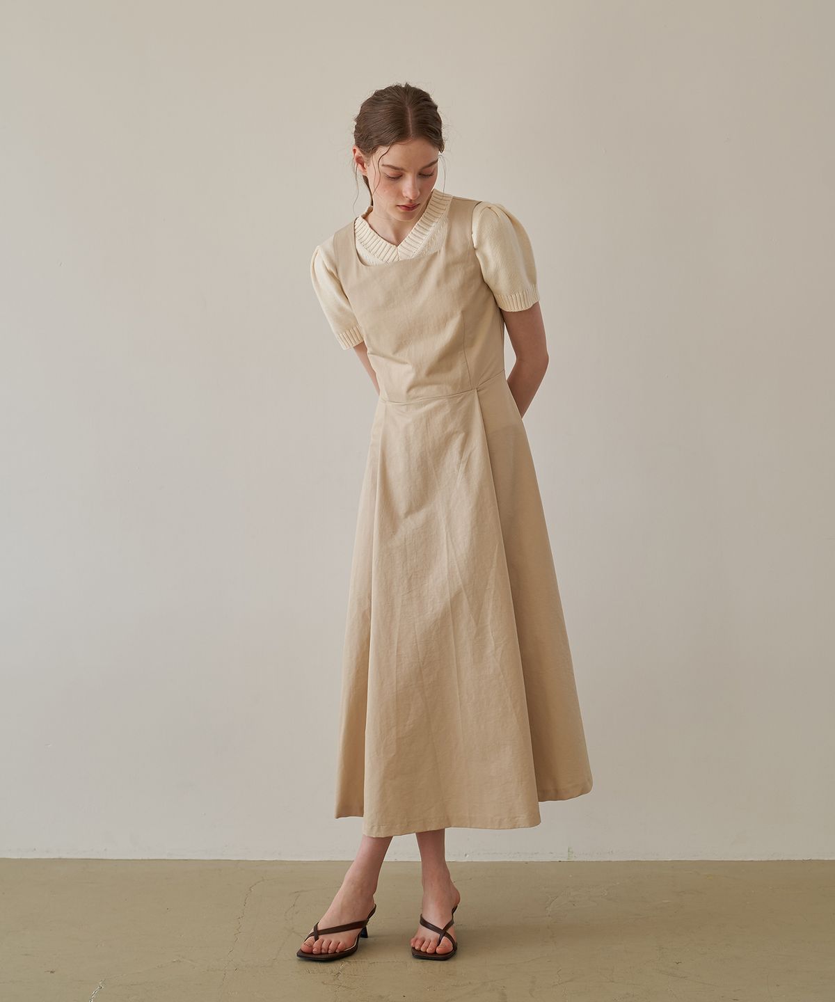 플로브(FLOVE) SOFT BOL DRESS (BE)