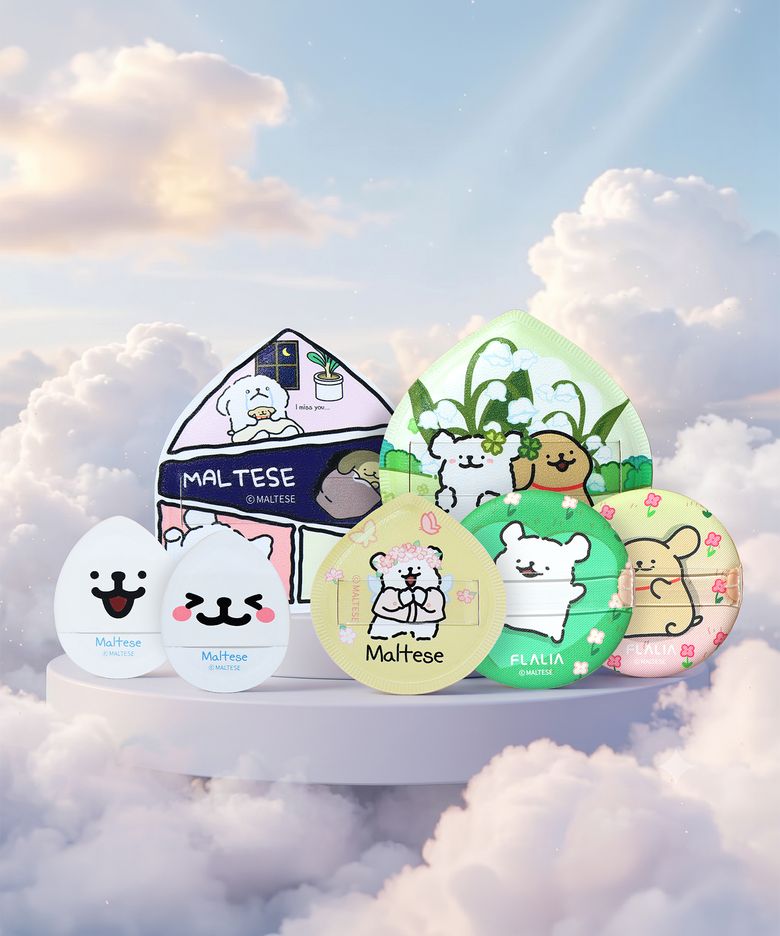[SET]몰티즈 메이크업 퍼프 5종 세트