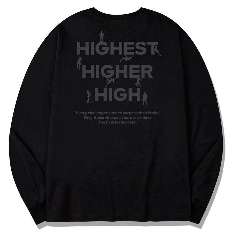 롱슬리브 블랙 - 하이어(Higher)