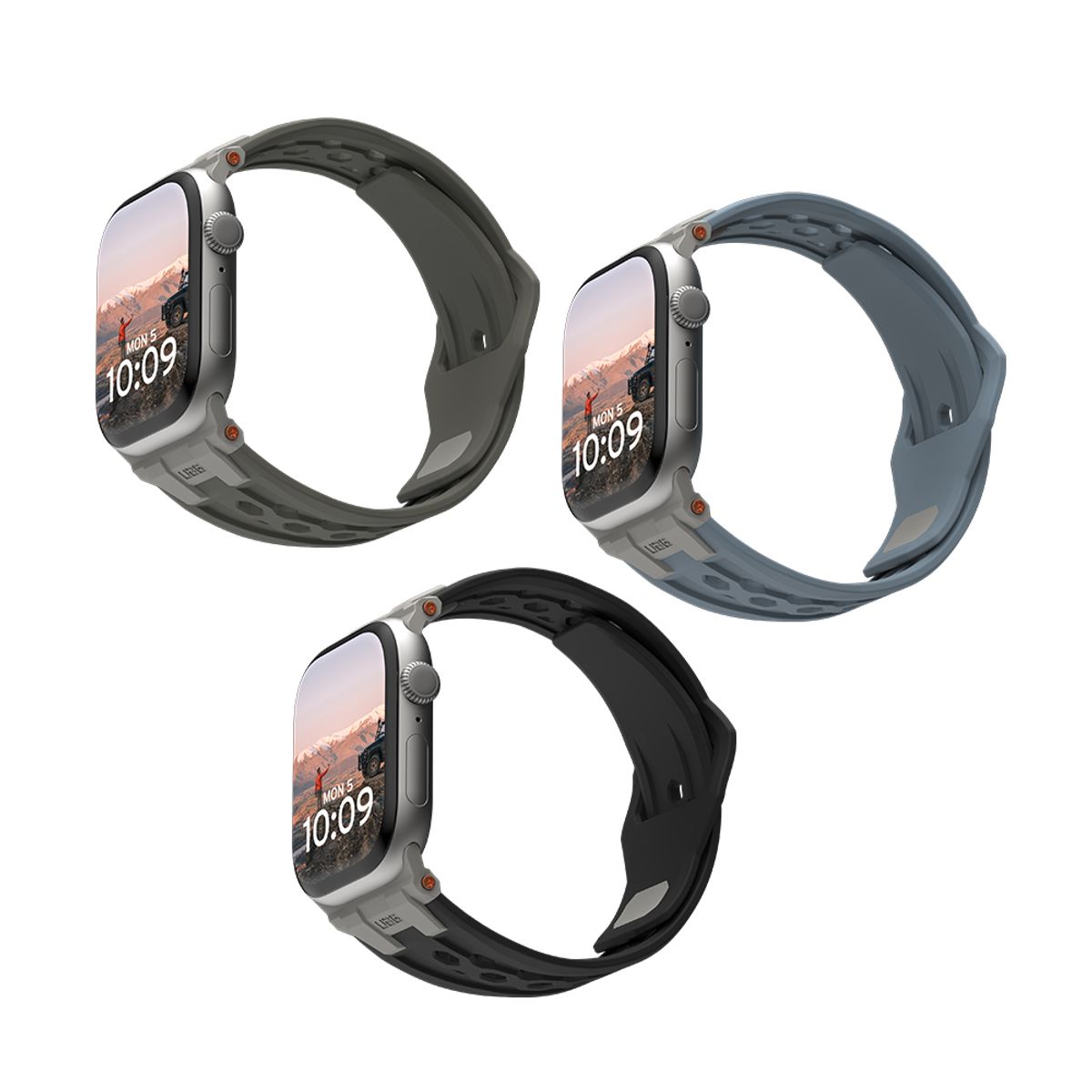 유에이지(UAG) 애플워치 모나크 실리콘 스트랩