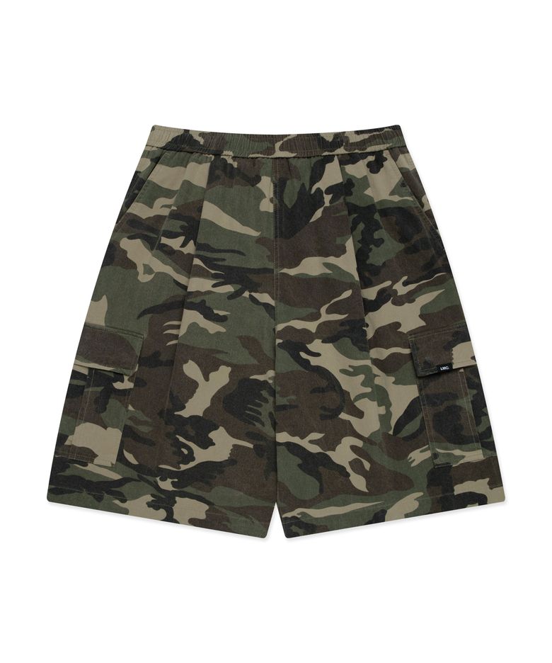 WIDE CARGO SHORTS camo