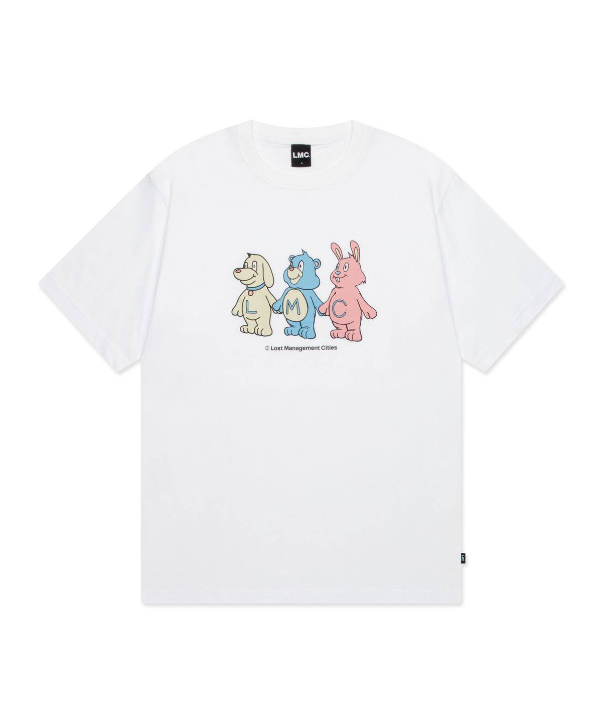 엘엠씨(LMC) BEAR FRIENDS TEE white