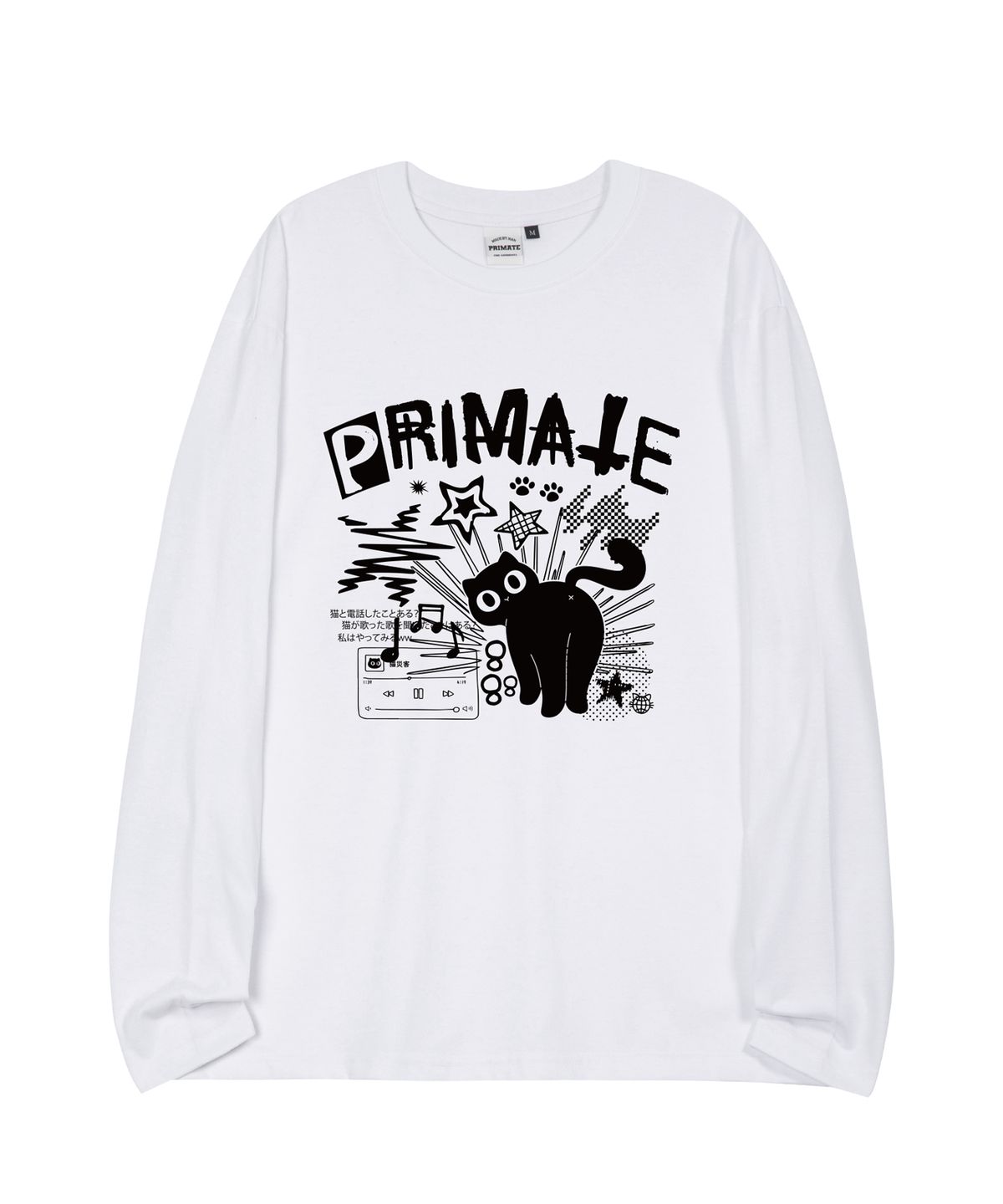 프라임에이트(PRIMATE) NEKO SONG 오버핏 롱 슬리브 4 COLORS