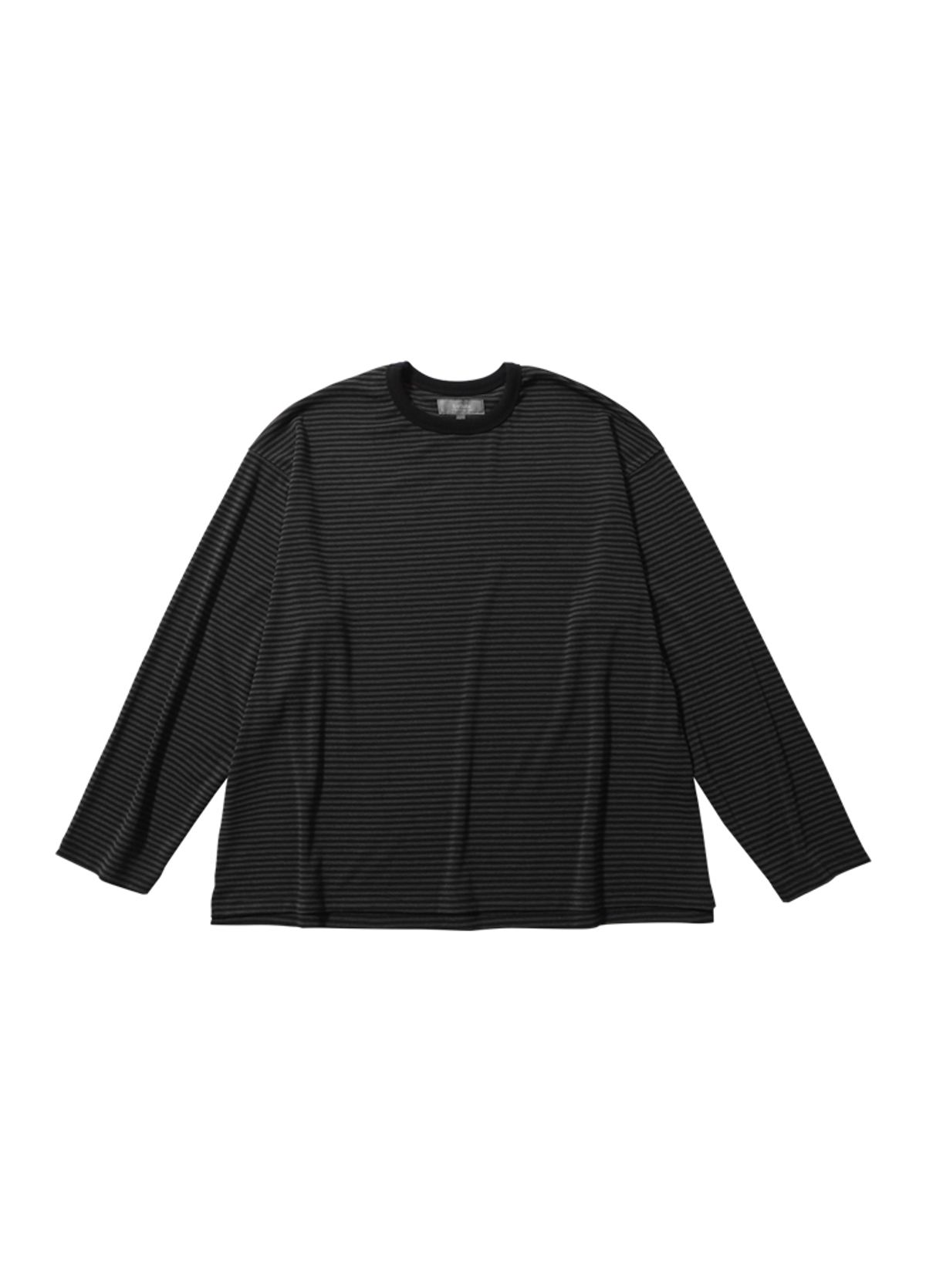 발루트(BALLUTE) DUSTY STRIPE LONG SLEEVE (CHARCOAL&BLACK)