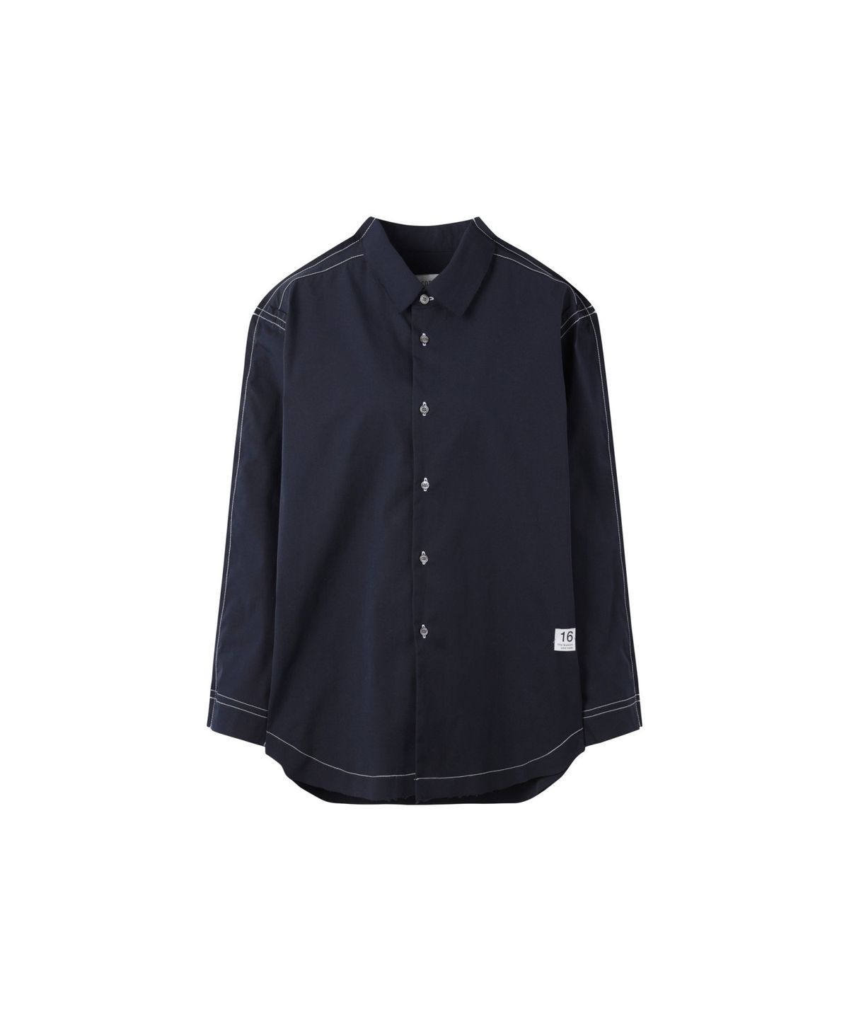래코드(RECODE) Raw Edged Stitch Point Shirt
