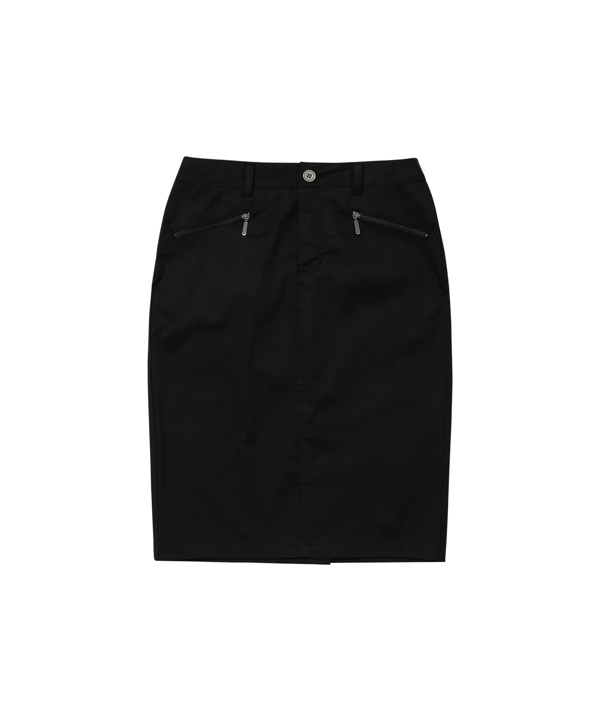 웰빙익스프레스(WELLBEING EXPRESS) Back Pocket Midi Skirt Black