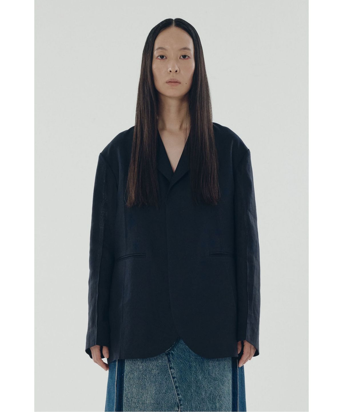 래코드(RECODE) Crease-effect Jacket