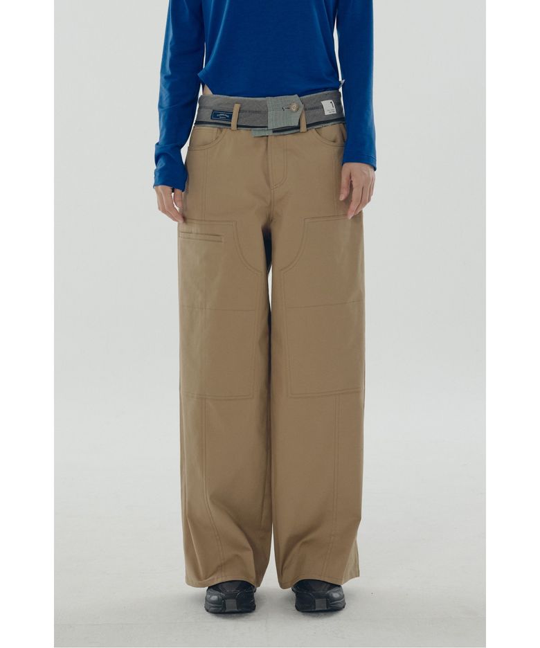 Waist Band Big Pocket Pants