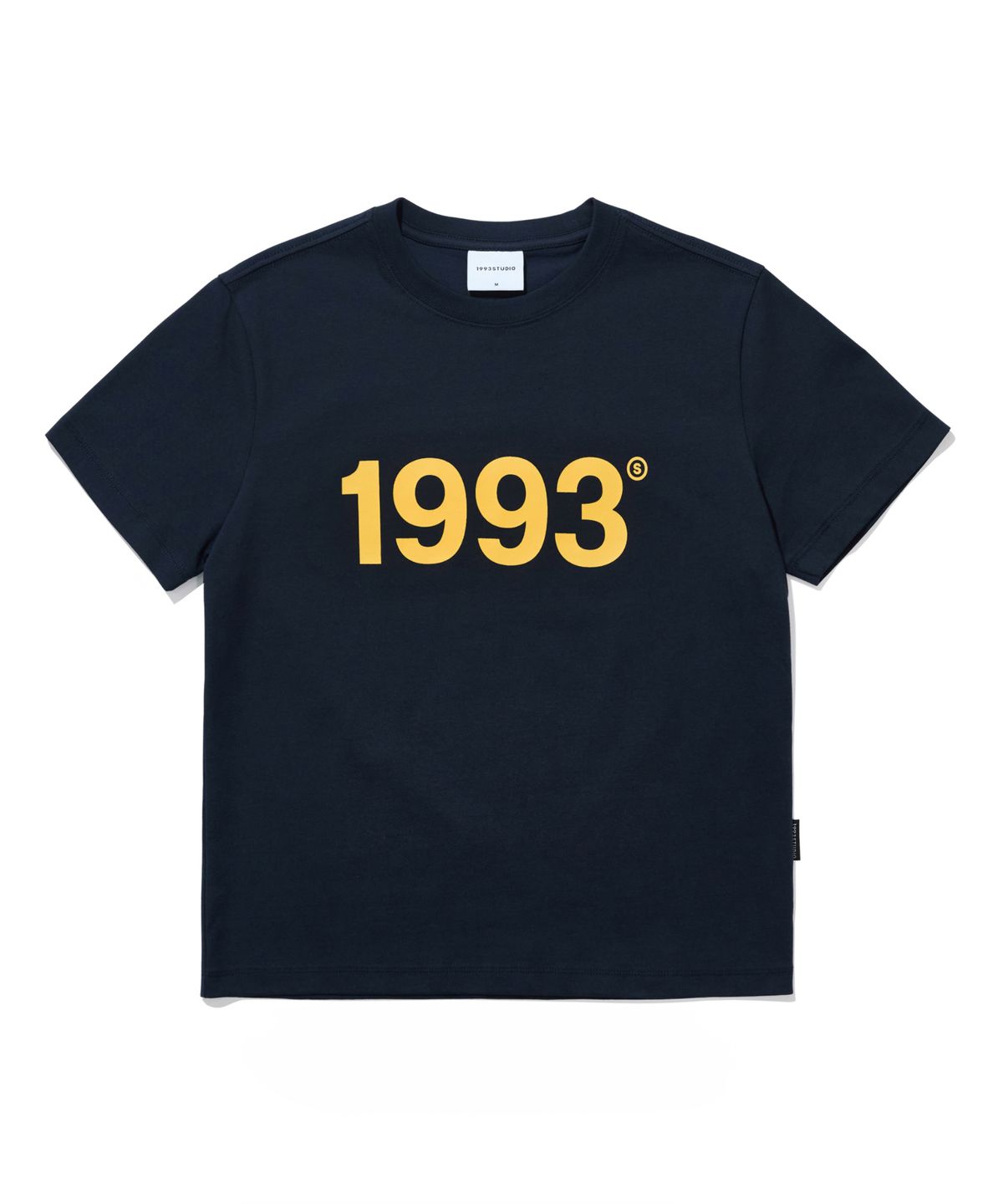 1993스튜디오(1993STUDIO) 1993 빅로고 우먼 레귤러핏 티셔츠_네이비