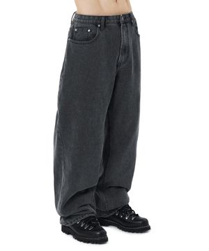LOOSE BAGGY PANTS - GREY