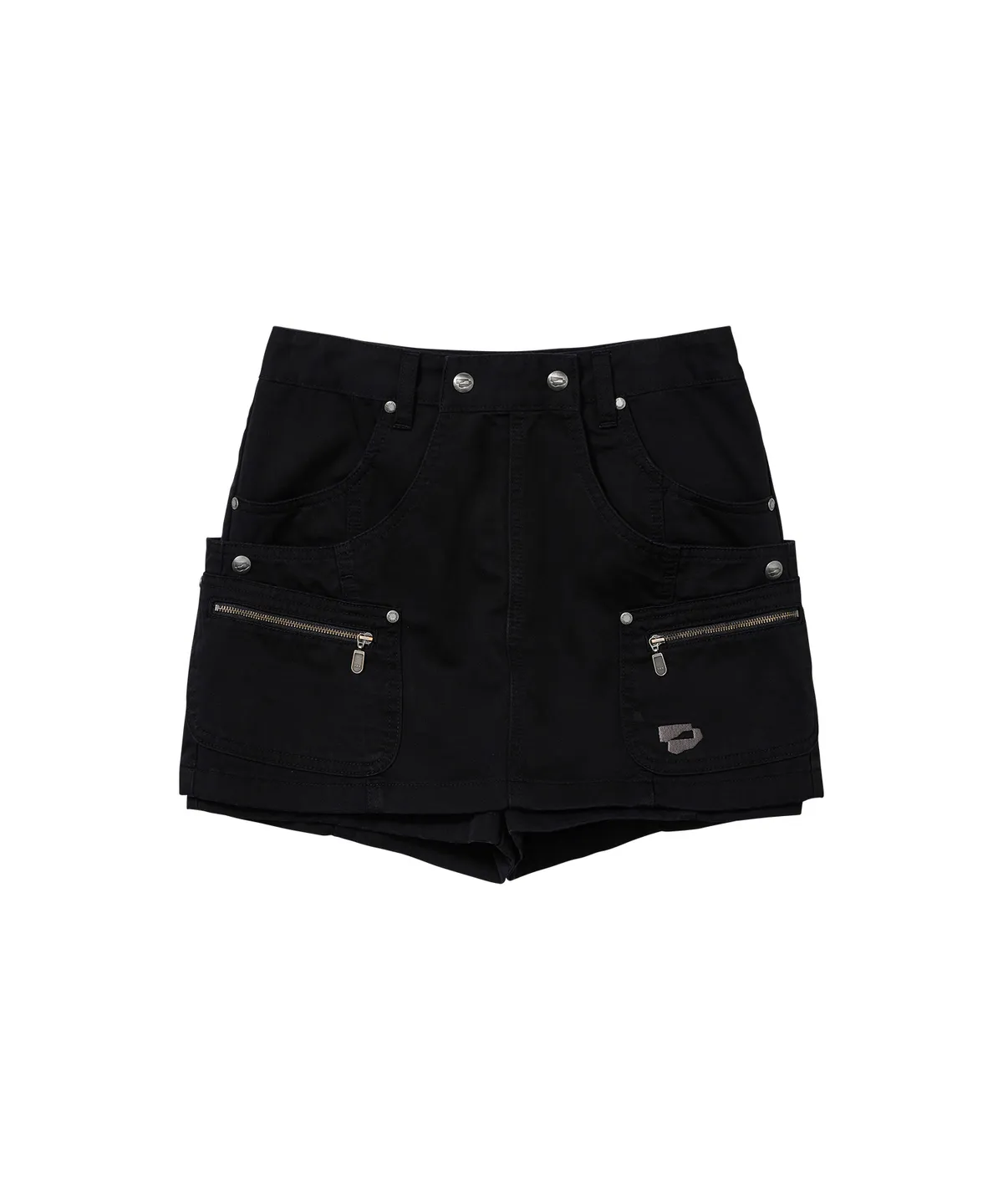 웰빙익스프레스(WELLBEING EXPRESS) Layered Shorts Black
