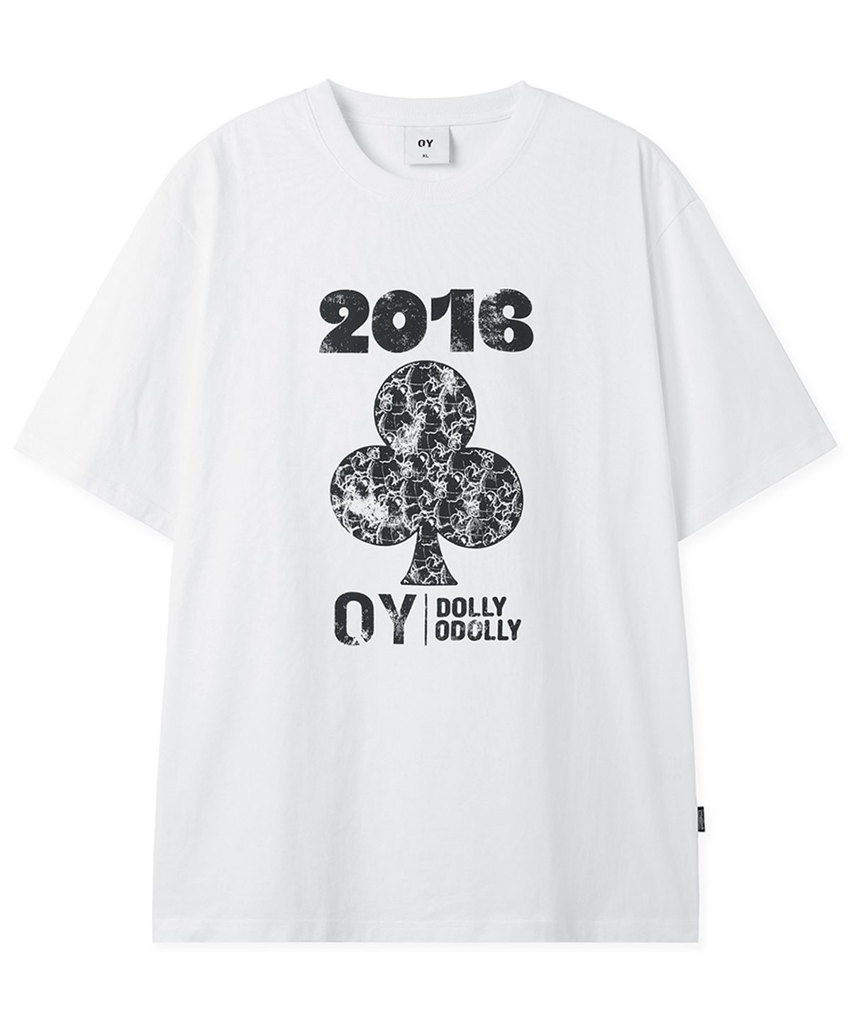 오픈야드(오와이)(OPENYARD(OY)) CLOVER ODOLLY TEE - WHITE