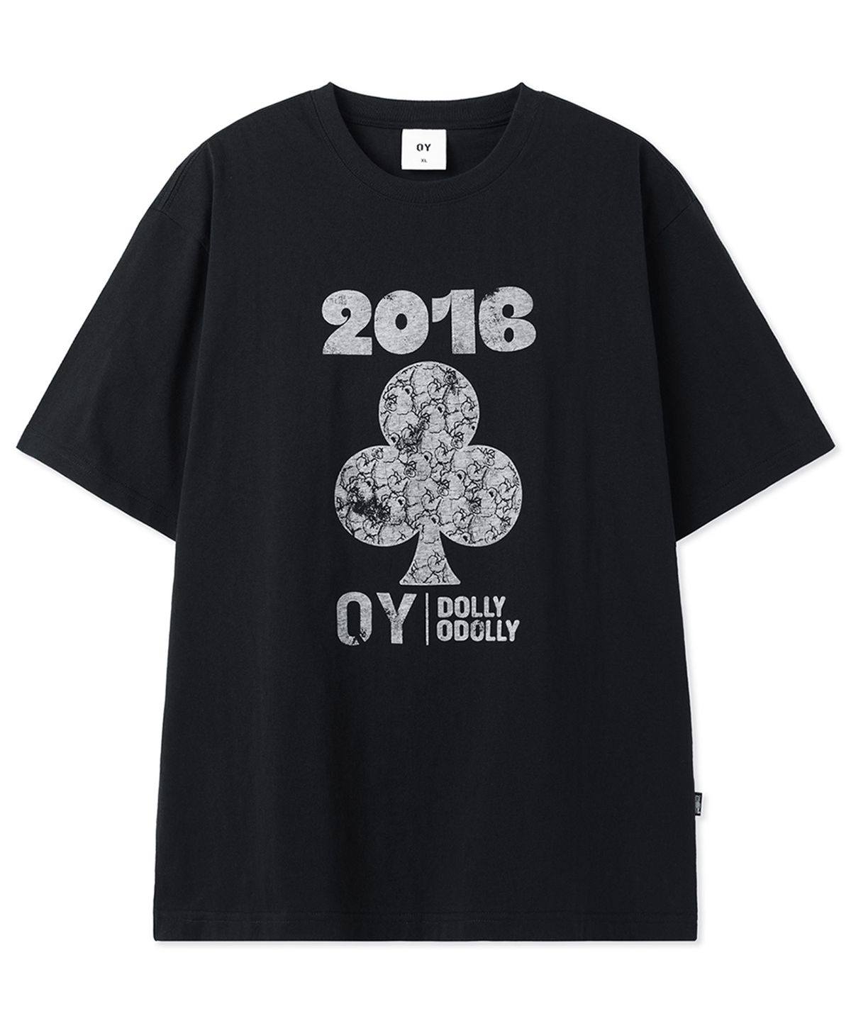 오픈야드(오와이)(OPENYARD(OY)) CLOVER ODOLLY TEE - BLACK