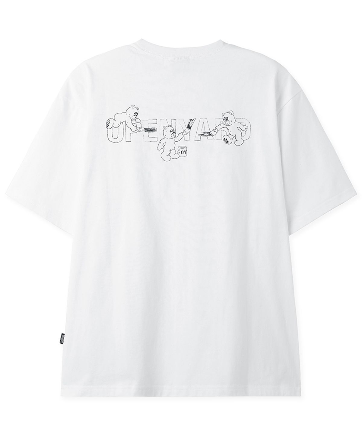 오픈야드(오와이)(OPENYARD(OY)) PAINTING ODOLLY TEE - WHITE