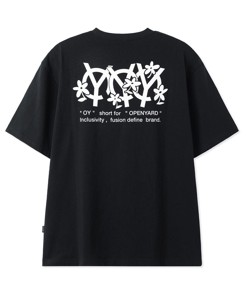 BLOOM LOGO TEE - BLACK