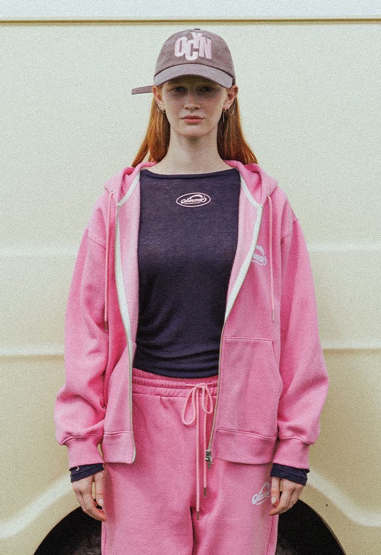Ofcourse hoodie zip-up_2color