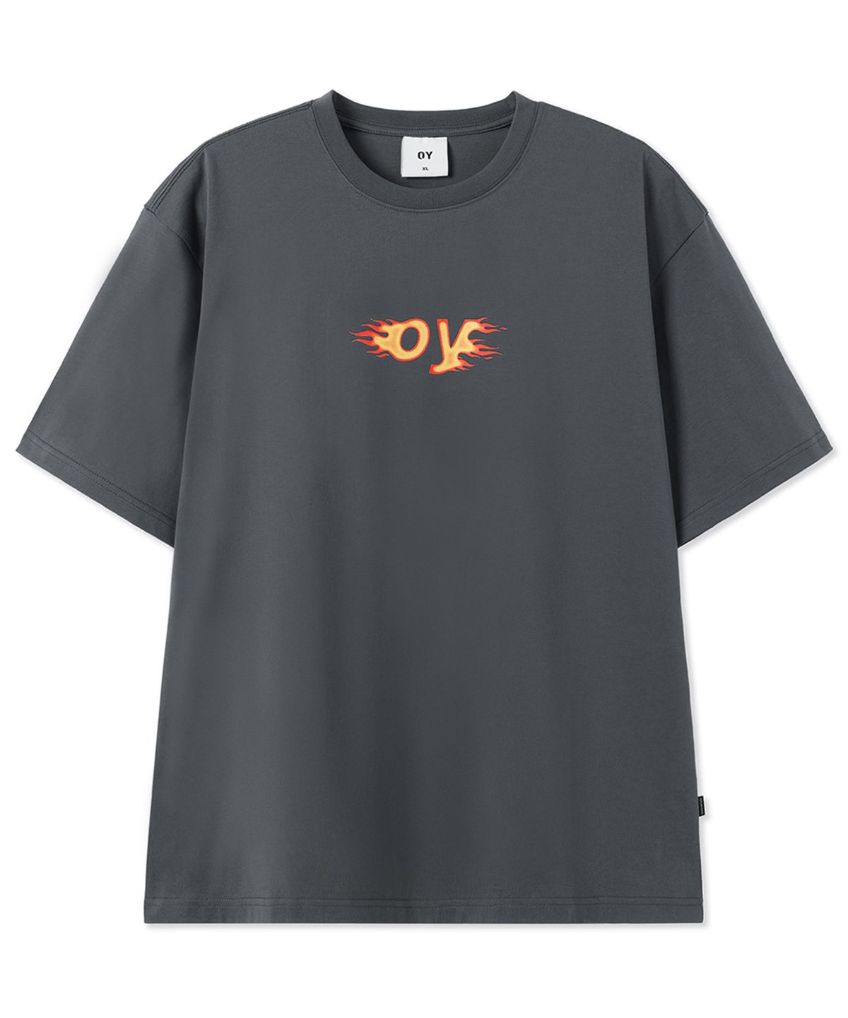 오픈야드(오와이)(OPENYARD(OY)) IGNITE LOGO TEE - DARK GREY