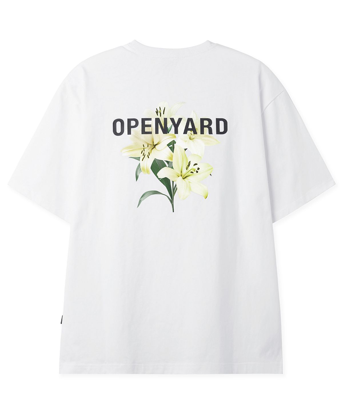 오픈야드(오와이)(OPENYARD(OY)) LILY LOGO TEE - WHITE
