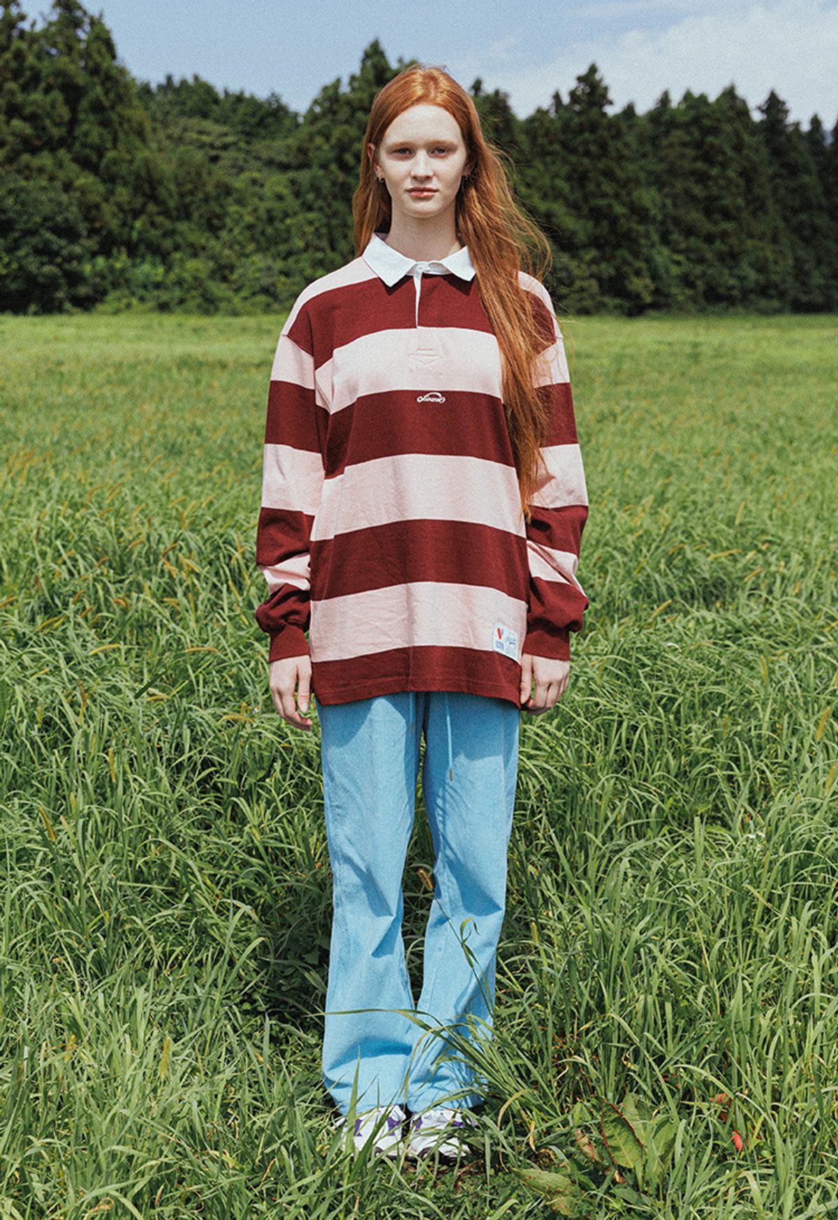 오브콜스와이낫(OFCOURSEWHYNOT) Lucky-vicky collared L/S t-shirt 1_2color