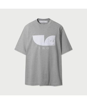 Flux 심볼 로고 반팔 티셔츠 - GREY
