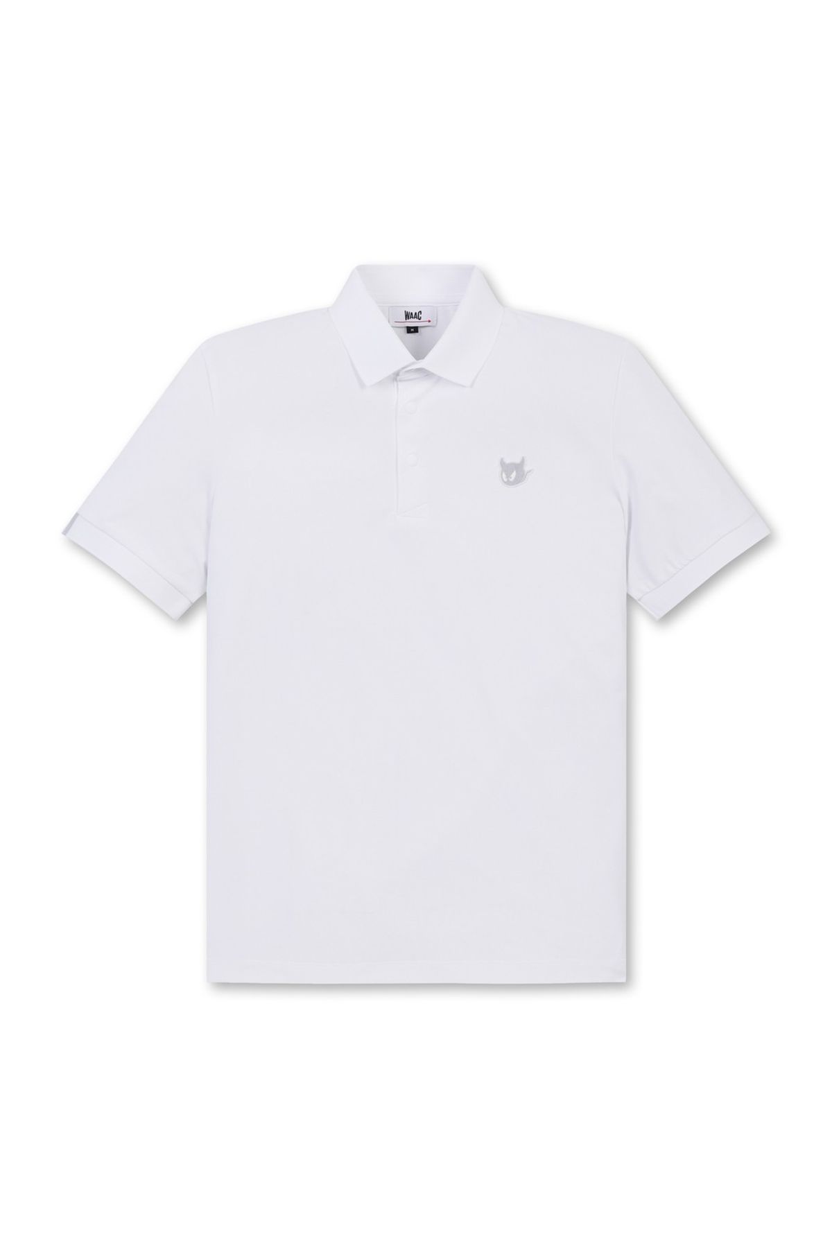 왁(WAAC) Men WAACKY Pique SS Polo_WMTCM25202WHX