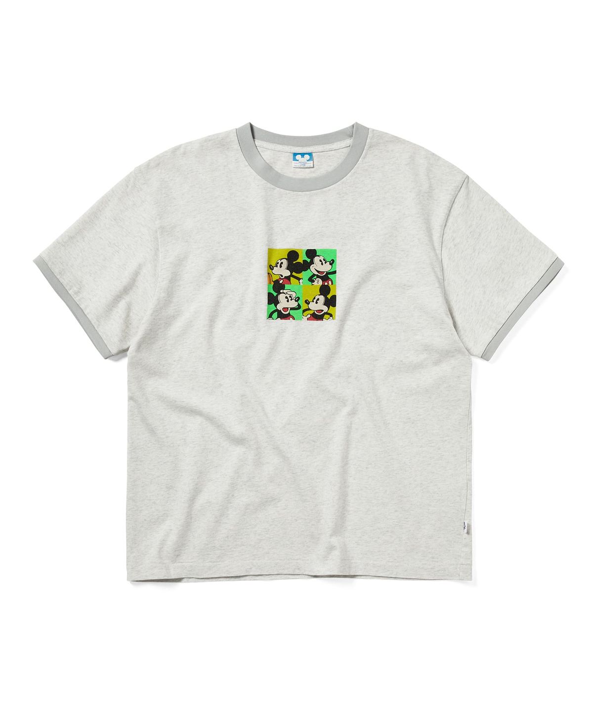 디스이즈네버댓(THISISNEVERTHAT) TNT_Mickey_Ringer Tee Light Heather Grey