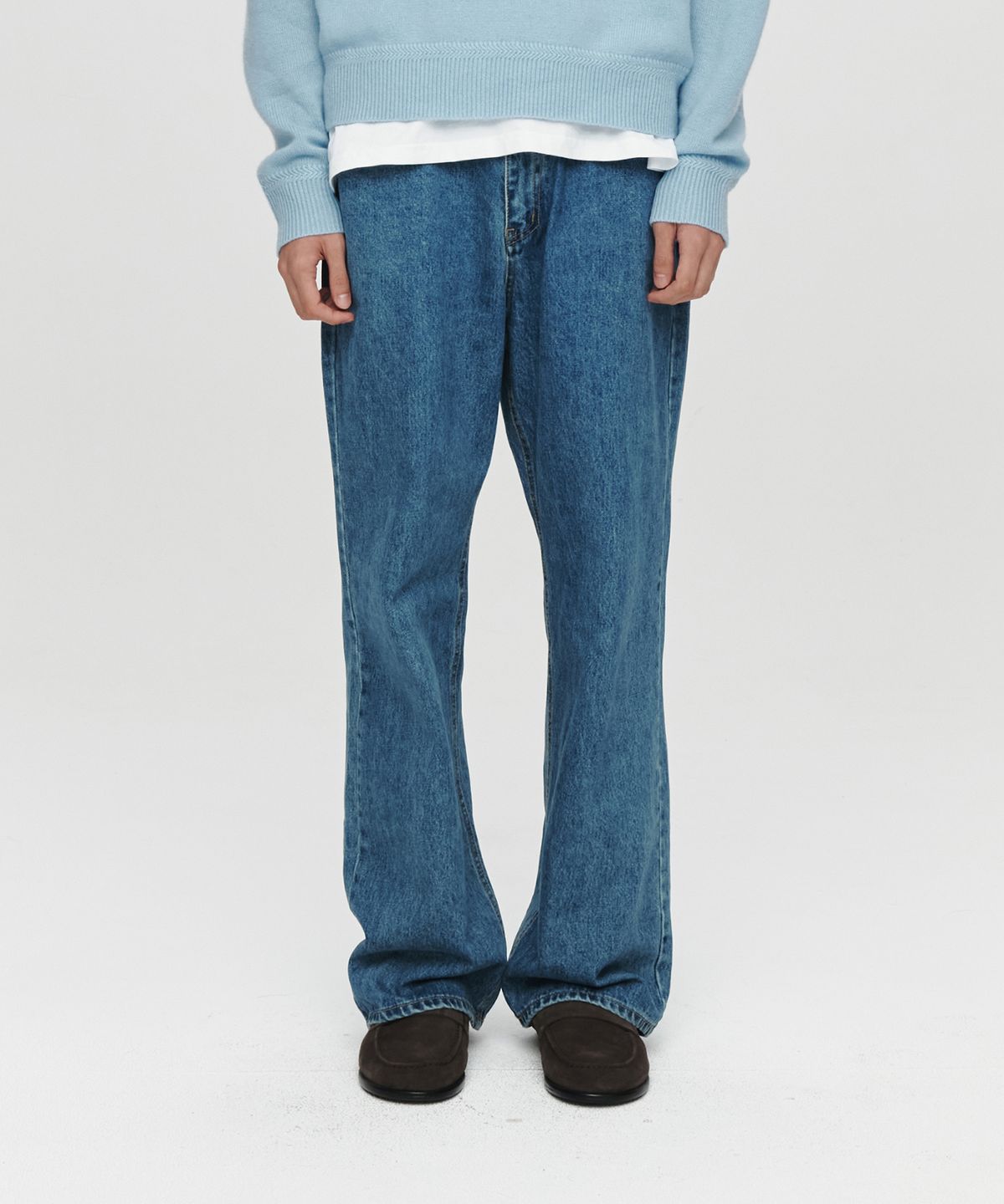 호이테(HEUTE) HET BEN WIDE DENIM (BLUE)