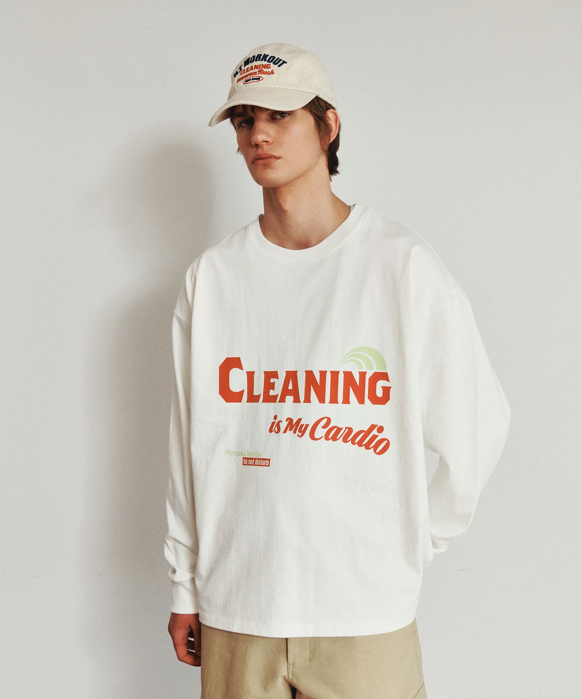 호이테(HEUTE) CLEANING T-SHIRT (OFF WHITER)