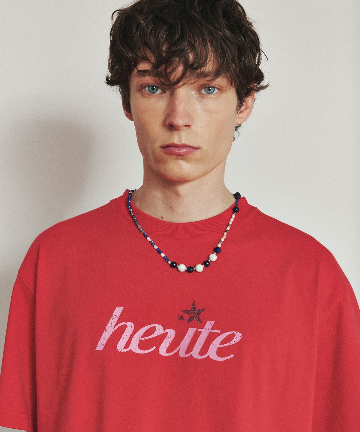 호이테(HEUTE) HEUTE STAR T-SHIRT (RED)