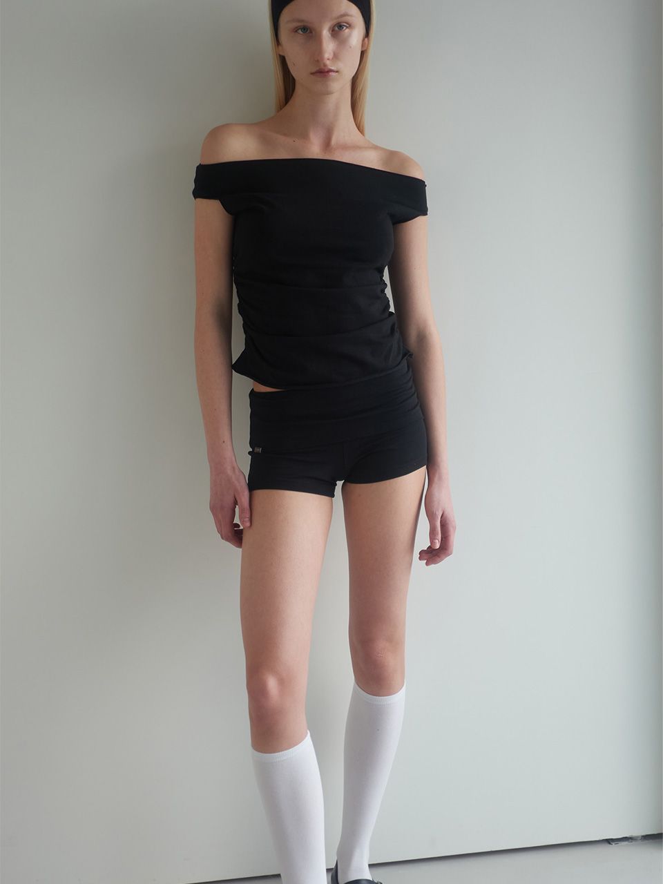 ★CERRIC★FOLDOVER SHORTS★1670★Black★韓国★大人気★ MUSINSA | CERRIC FOLDOVER SHORTS / BLACK
