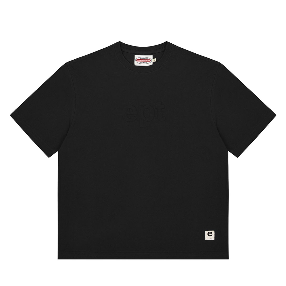 이피티(EPT) CLASSIC SILICON EMBO LOGO T-SHIRT (BLACK)