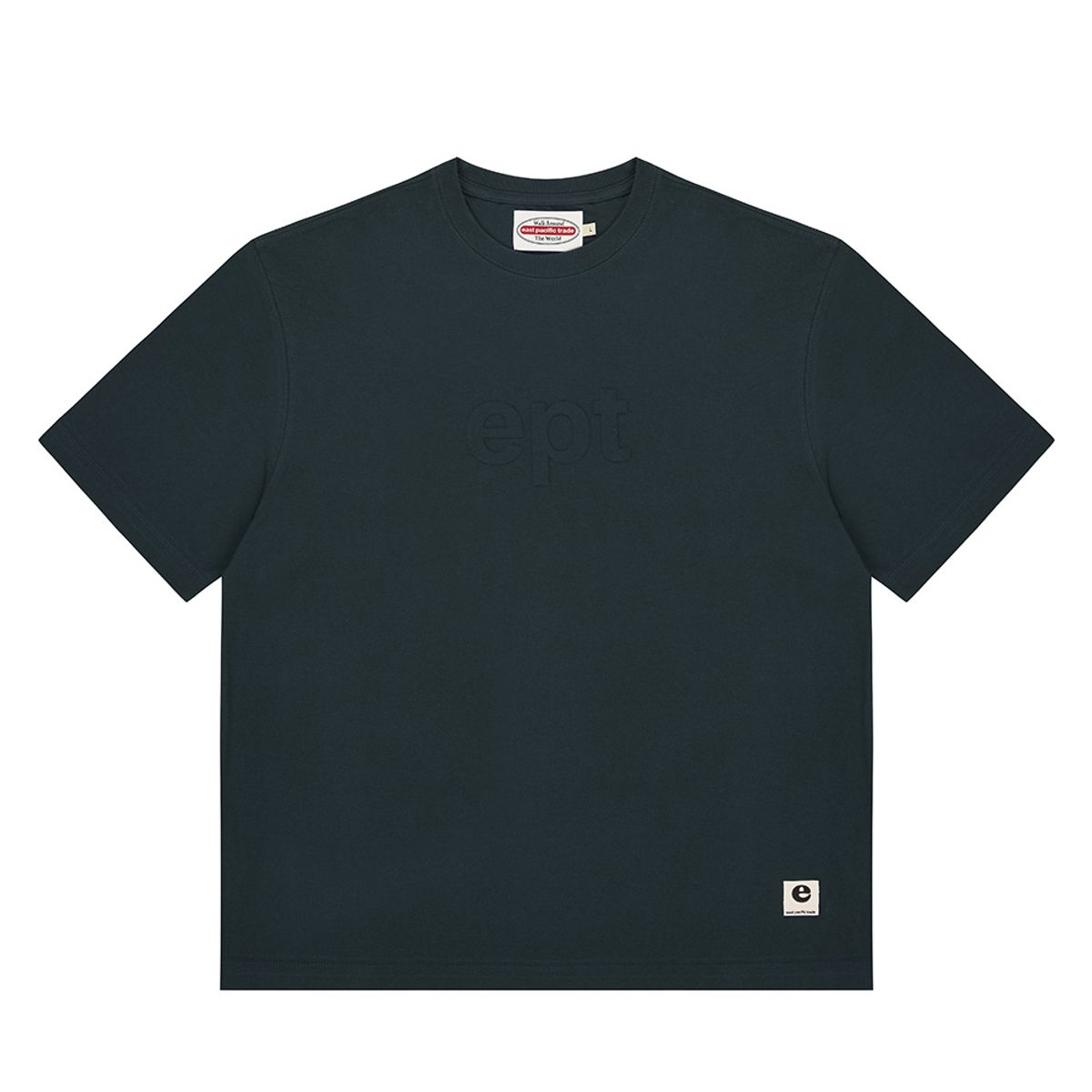 이피티(EPT) CLASSIC SILICON EMBO LOGO T-SHIRT (DEEP GREEN)