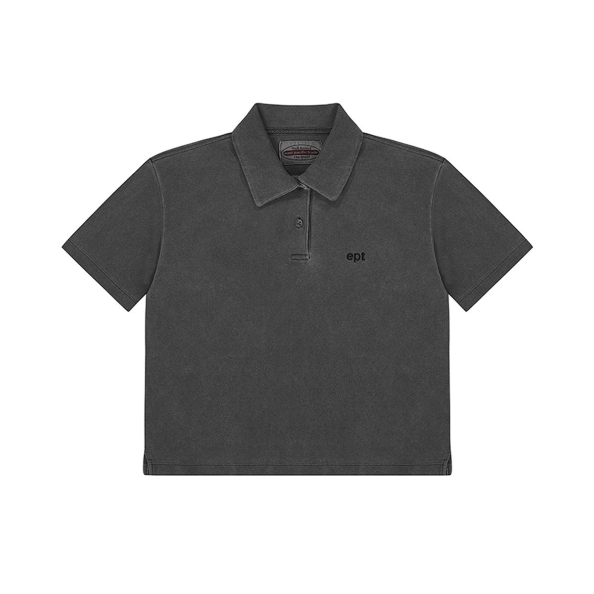 이피티(EPT) WM SEL PIGMENT POLO TEE (CHARCOAL)