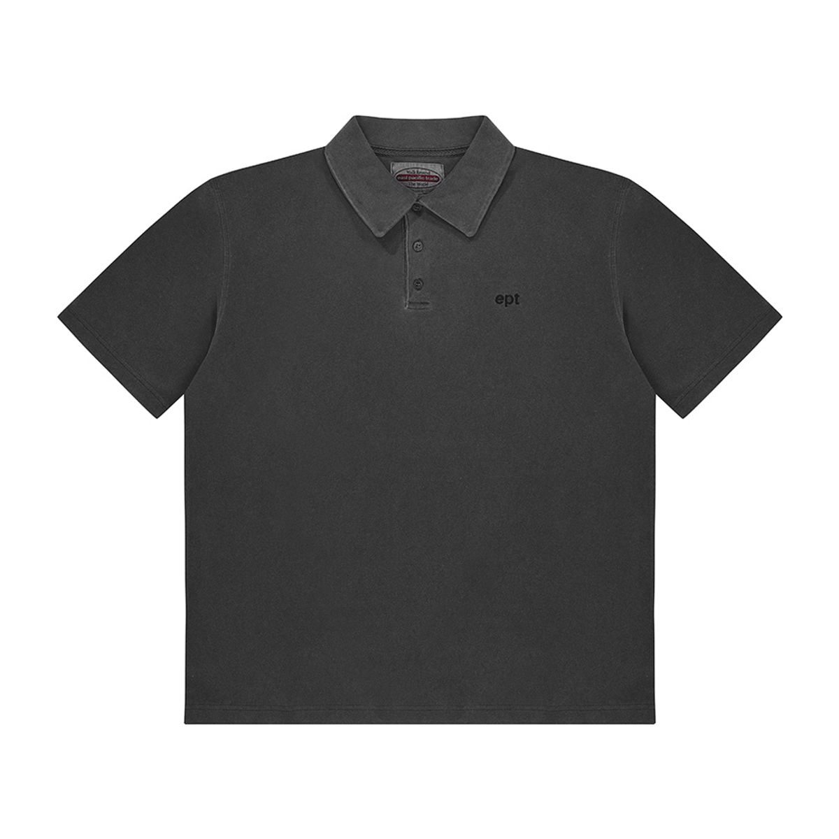 이피티(EPT) SEL PIGMENT POLO TEE (CHARCOAL)