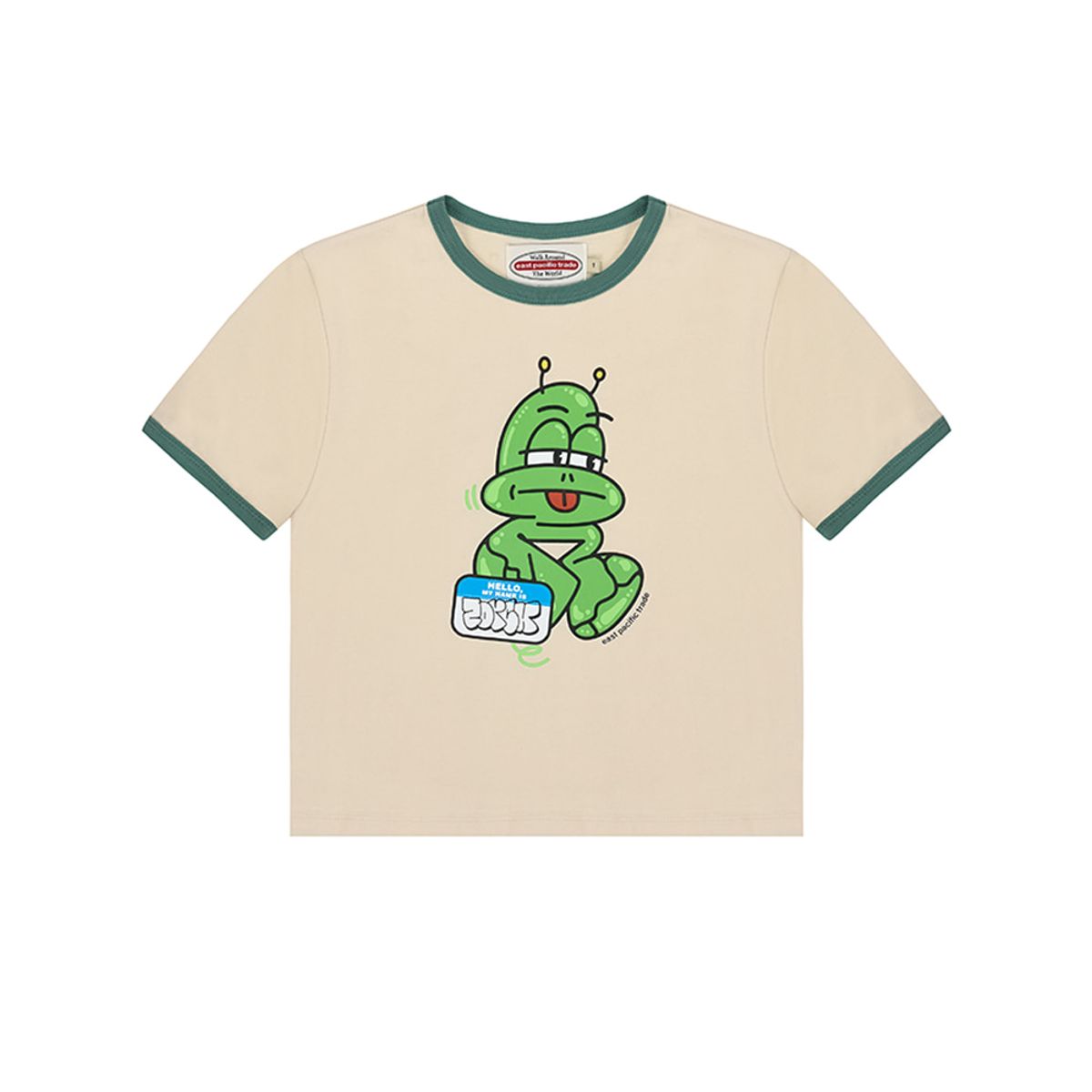 이피티(EPT) WM NIBBLE FRIENDS RINGER TEE (BEIGE)