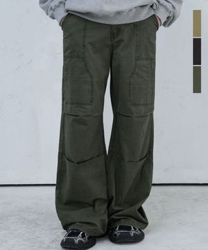 Matte Cargo Pants - 3COL