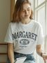마가렛 엠브로더리 티셔츠 - 화이트
