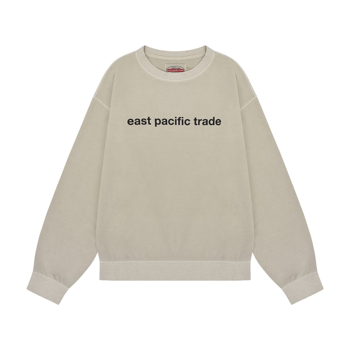 이피티(EPT) SEL PIGMENT DYED SWEAT SHIRT (BEIGE)