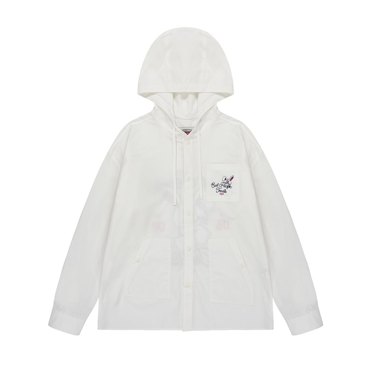 이피티(EPT) NIBBLE HOODIE SHIRT (WHITE)