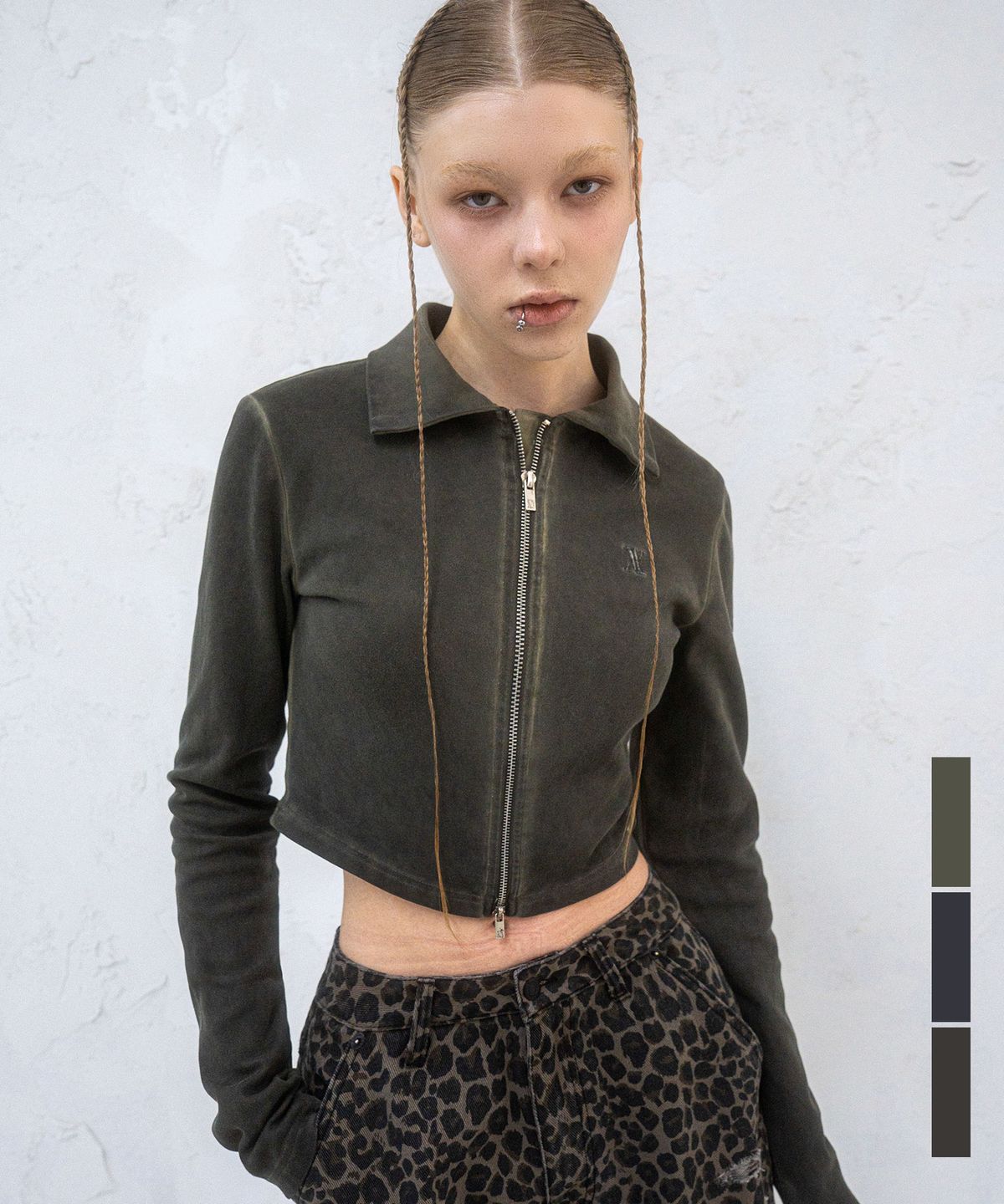 어반드레스(AVANDRESS) Mineral Triple Zip-up - 3COL